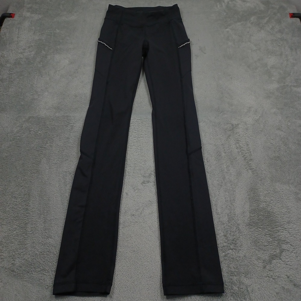 Lululemon Pants Womens 4 Black Pull On Activewear Gym Training Yoga
